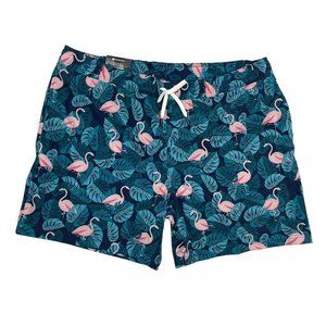 Member's Mark Swimming Trunks Quick Dry UPF 50 Stretch w/ Liner Flamingo XXL